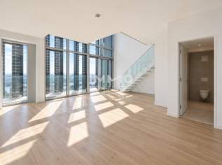 Penthouse AT THE TOP OF VIENNA. 51st Floor Above the DANUBE, 5000 €, Immobilien-Wohnungen in 1220 Donaustadt
