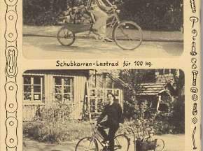 Bauanleitung für Lasten-Fahrräder und Schwerlast-Dreiräder