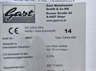 Tischherd Küchenherd Emilio G131 GAST - unbeheizt 