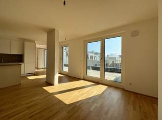Lichtdurchflutete Dachwohnung mit offenem Wohn-Essbereich, 859900 €, Immobilien-Wohnungen in 1140 Penzing