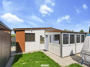 Charmantes Mobilheim auf Pachtgrund am wunderschönen Römersee zu kaufen!, 27000 €, Immobilien-Grund und Boden in 7202 Gemeinde Bad Sauerbrunn