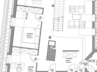 Gumpendorfer Straße: 5-Zimmer-Maisonette mit Terrasse, 3293.42 €, Immobilien-Wohnungen in 1060 Mariahilf