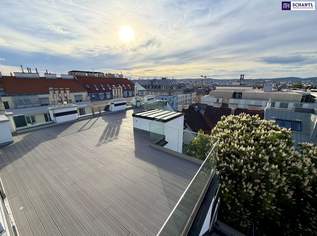 NEUER PREIS! Bezugsfertiges Penthouse der Extraklasse: 175 m² Wohnfläche, 72 m² Dachterrasse und private Liftfahrt!, 1499000 €, Immobilien-Wohnungen in 1050 Margareten