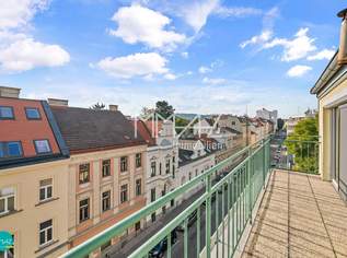Lichtdurchflutete, ablösefreie Dachterrassenwohnung! 2 Zimmer | Fernblick | Südterrasse | Ausgezeichnete Infrastruktur., 920 €, Immobilien-Wohnungen in 1140 Penzing