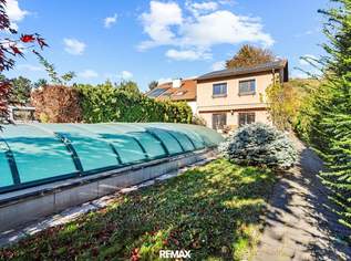 "Eigengrund in Langenzersdorf: Haus mit Pool & Saunahaus", 778500 €, Immobilien-Häuser in 2103 Langenzersdorf