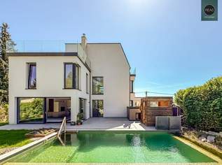 Hochwertig ausgestattete Luxusvilla mit Naturpool am Wolfersberg!, 2250000 €, Immobilien-Häuser in 1140 Penzing