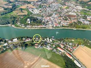 Exklusives Baugrundstück an der Donau mit fertigem Einfamilienhaus-Projekt, 379000 €, Immobilien-Grund und Boden in 4073 Wilhering