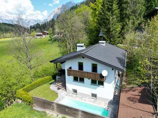 „Ferienzauber“ Traumhaftes Ferienhaus mit Pool in idyllischer Lage von Pfarrwerfen, 592500 €, Immobilien-Häuser in 5452 Dorf
