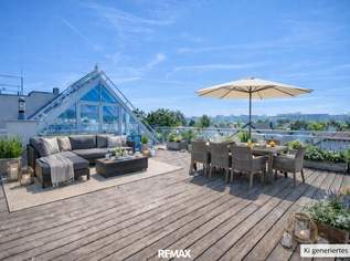"Unverbaubarer Weitblick! Inkl. 3 Terrassen (gesamt ca. 120,98 m²) und 2 Garagenplätzen!", 749000 €, Immobilien-Wohnungen in 1210 Floridsdorf
