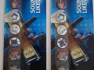 ZIPFER BIER ANSTECKNADELN / MUSIKEDITION / 5 Packungen, 15 €, Marktplatz-Sammlungen & Haushaltsauflösungen in 7201 Neudörfl