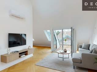 PROVISIONSFREI BIS 28.02.26 | ERSTBEZUG NACH SANIERUNG | MAISONETTE | KLIMATISIERT | WÄRMEPUMPE |, 1490000 €, Immobilien-Wohnungen in 1130 Hietzing