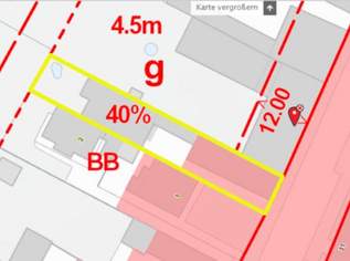 Schmales Baugrundstück mit Abbruchhaus!, 689000 €, Immobilien-Grund und Boden in 1210 Floridsdorf