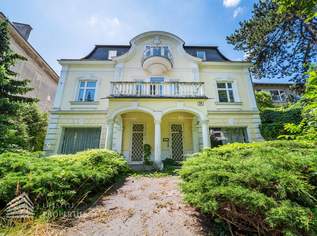 Historische Villa mit Studie für Ausbauprojekt in Grinzinger Bestlage, 5900000 €, Immobilien-Häuser in 1190 Döbling