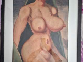 Gemälde Weiblicher Akt 1930 Signiert., 500 €, Marktplatz-Antiquitäten, Sammlerobjekte & Kunst in 2700 Wiener Neustadt Gemälde Weiblicher Akt 1930 Signiert., 500 €, Marktplatz-Antiquitäten, Sammlerobjekte & Kunst in 2700 Wiener Neustadt