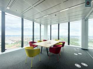 2 Hochhaus Etagen mit ausgezeichneter Infrastruktur und Panoramablick!, 17.5 €, Immobilien-Gewerbeobjekte in 1100 Favoriten