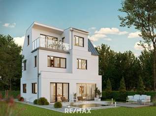 Luxuriöses Einfamilienhaus direkt bei der Alten Donau, 2144900 €, Immobilien-Häuser in 1220 Donaustadt
