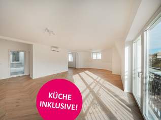 Wunderschöne 5-Zimmer-Dachgeschosswohnung – Erstbezug mit großer Dachterrasse! - jetzt inklusive Küche!, 1990000 €, Immobilien-Wohnungen in 1040 Wieden