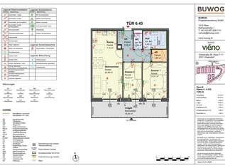 viéno INNENHOF-TRAUM: 3-Zi-Wohnung mit 19m² Süd-LOGGIA ab 11/2026, 1782.89 €, Immobilien-Wohnungen in 2331 Vösendorf