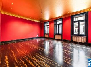 Extravagante 4,5 Zimmer Altbauwohnung in Wiener Bestlage neben der Französischen Botschaft, 3499.56 €, Immobilien-Wohnungen in 1040 Wieden