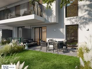 Die Symbiose: Ruhig gelegene Gartenwohnung in beliebter Wohnlage, 369777.2 €, Immobilien-Wohnungen in 1140 Penzing