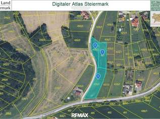 Grundstücke in Kronnersdorf mit 976m² Bauland zu verkaufen, 47000 €, Immobilien-Grund und Boden in 8354 Hochstraden