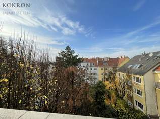 Dachgeschosswohnung in idealer Lage: 2 Zimmer, 2 Terrassen und große Garage erwarten Sie!, 1300 €, Immobilien-Wohnungen in 1130 Hietzing