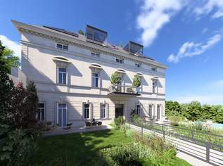Historische Villa Seutter | sanierungsbedürftige 3 Zimmer-Gartenwohnung mit Atrium in Grünruhelage nähe U-Bahn | 4,40m Raumhöhe, 790000 €, Immobilien-Wohnungen in 1130 Hietzing