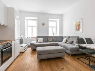 Nähe Schweizergarten, Botanischem Garten und Schloss Belvedere | Möblierte 2-Zimmer-Altbauwohnung | Hofseitiges Schlafzimmer | Inkl. Einbauküche, 229000 €, Immobilien-Wohnungen in 1030 Landstraße