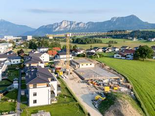 BAUSTART ERFOLGT - PROVISIONSFREI! Exklusive 3 Zi. Wohnung mit großem Sonnenbalkon in Mondsee - BAURECHTOBJEKT, 294000 €, Immobilien-Wohnungen in 5310 Mondsee
