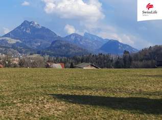 Ein BAUGRUNDSTÜCK mit Panoramablick und kurzer Distanz zum Fuschlsee, 0 €, Immobilien-Grund und Boden in 5322 Hof bei Salzburg