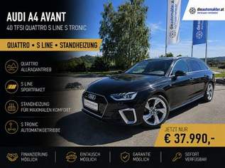 A4 Avant quattro TFSI S line | Standheizung | S tr..., 37990 €, Auto & Fahrrad-Autos in 9300 Sankt Veit an der Glan