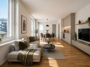 HELLE ANLAGE >> bodentiefe Fenster in heller 2-Zimmer Wohnung >> ERSTBEZUG in perfekter Lage, 299700 €, Immobilien-Wohnungen in 1210 Floridsdorf