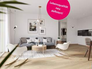 Investieren in Zukunftssicherheit: Wohnträume in der Donaustadt mit rentablen Freiflächen und durchdachten Grundrissen, 345400 €, Immobilien-Wohnungen in 1220 Donaustadt