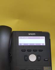 VoIP Telefon snom D715 Display 2x 1000Base-T (PoE), 1x USB, schwarz
