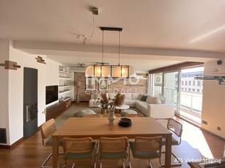 Exklusive 4-Zi-Terrassenwohnung 120m², Balkon, Kamin, Einbauküche, 1040 Wien mieten!, 2400 €, Immobilien-Wohnungen in 1040 Wieden