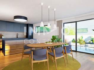 Ruhe. Raum. Nähe. – moderne Neubau-Doppelhaushälfte im Grünen mit Stadtnähe, 589800 €, Immobilien-Häuser in 3421 Höflein an der Donau