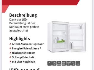 Einbau Kühlschrank ORIGINAL VERPACKT , 290 €, Haus, Bau, Garten-Haushaltsgeräte in 4400 Steyr