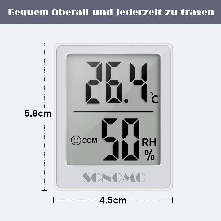 Hygrometer mit Thermometer