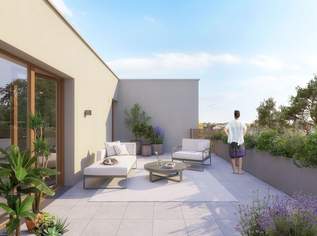 Verkaufsstart! _Top 21_gut geschnittene und helle 3 Zi Dachgeschoßwohnung mit großer Terrasse_EDMUND, 499000 €, Immobilien-Wohnungen in 1210 Floridsdorf