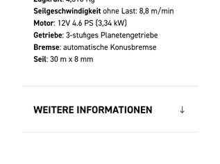 Warn XDX Seilwinde mit Universalträger 