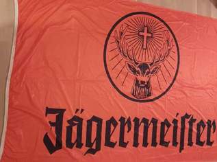 JÄGERMEISTER FAHNE / 240X 137 cm / Versand gratis!, 95 €, Marktplatz-Sammlungen & Haushaltsauflösungen in 7201 Neudörfl