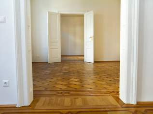 Großzügige Altbauwohnung mit kleinem Balkon in repräsentativen Stilaltbau, 1795 €, Immobilien-Wohnungen in 1060 Mariahilf