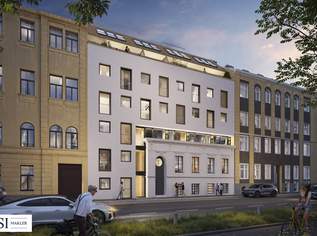 Die Symbiose: Nachhaltig und attraktiv - hofseitig gelegene 2 Zimmer-Wohnung mit Balkon, 362736.27 €, Immobilien-Wohnungen in 1140 Penzing