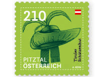 2 Stück postfr. Briefmarkensets 4 à 2,10 EUR "Tiroler Schützenhut - Pitztal" v Serie "Trachten - Beiwerk und Auszier" 80% d Nominalwertes