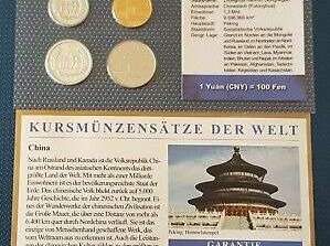 Kursmünzensatz CHINA, 15 €, Marktplatz-Antiquitäten, Sammlerobjekte & Kunst in 2320 Rannersdorf