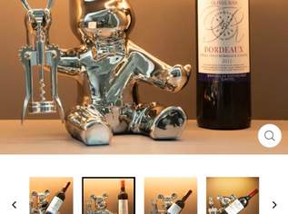 Dekoration Weinhalter Metall, 55 €, Marktplatz-Antiquitäten, Sammlerobjekte & Kunst in 1150 Rudolfsheim-Fünfhaus