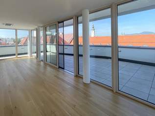 Erstbezug: Exklusives, modernes Penthouse mit ca. 90 m² Terrasse in der Klagenfurter Innenstadt, 1329000 €, Immobilien-Wohnungen in 9020 