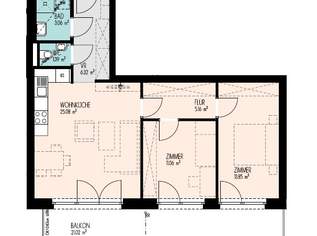 Großer Balkon mit Abendsonne I Modern und top geschnitten I Nahe Auster, 1028.37 €, Immobilien-Wohnungen in 8020 