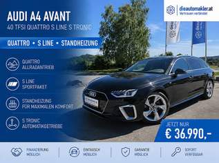 A4 Avant quattro TFSI S line | Standheizung | S tr..., 36990 €, Auto & Fahrrad-Autos in 9300 Sankt Veit an der Glan