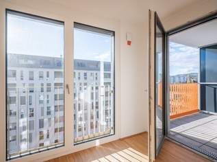 Hofruhelage: Moderne 2-Zimmer Wohnung mit Loggia nahe Donau, 999 €, Immobilien-Wohnungen in 1200 Brigittenau